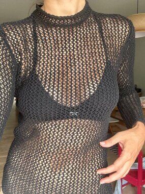 Scotch & Soda dans la nuit Woven/Mesh Black Top